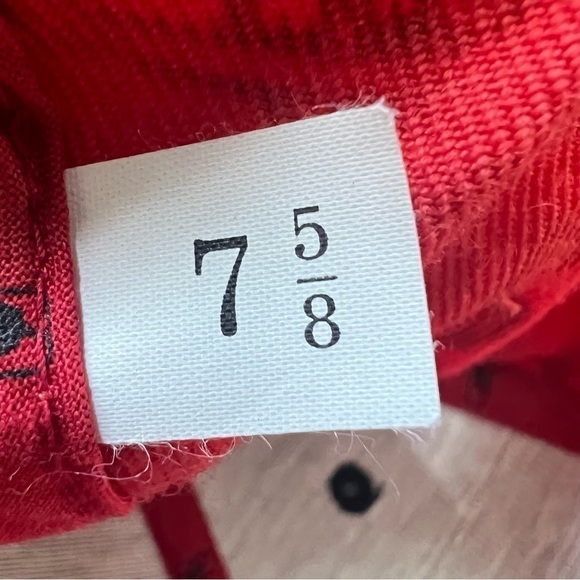 Adidas Miami Heat Fitted Wool Red & Black Flat Cap, Size 7 5/8 - Picture 9 of 10